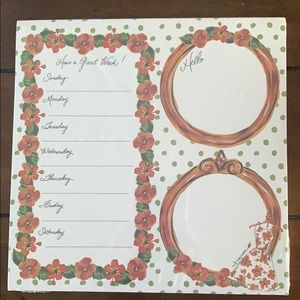 Pad of to-do sheets. New